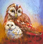 vierkante dubbele
wenskaart met envelop
Loes Botman